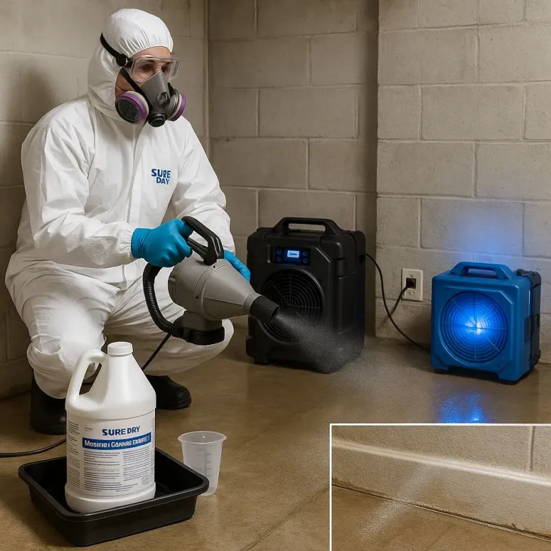 Sanitization and Odor Removal process in Benbrook, TX