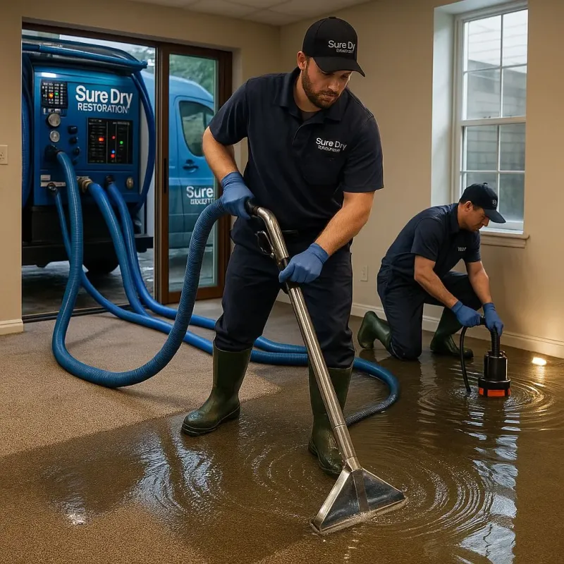 Water Extraction and Removal process in Benbrook, TX